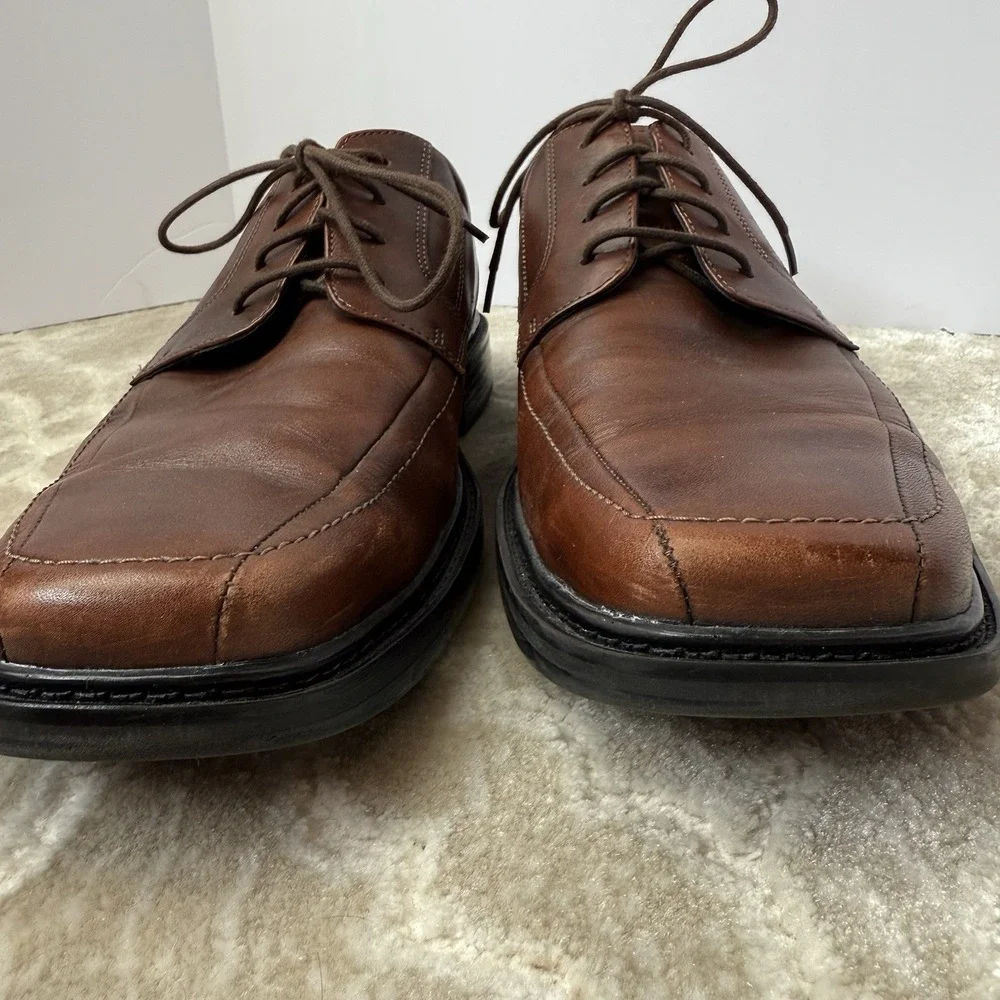 Bostonian Brown Leather Dress Shoes Men's Size 13M Pod Comfort‎ Used